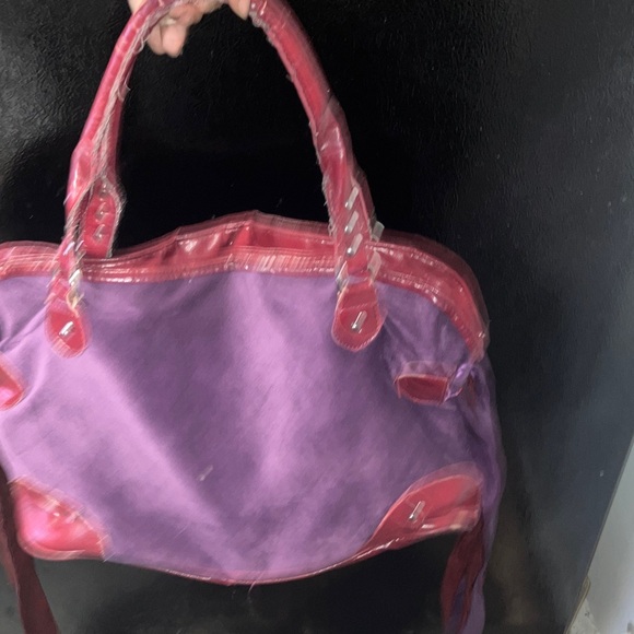 Juicy Couture Red and Purple Shoulder Bag - Picture 6 of 9